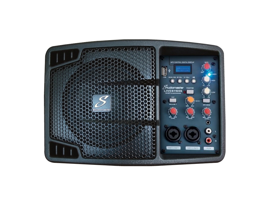 LIVESYS5 S 150W Portable PA with MP3 Player by Studiomaster