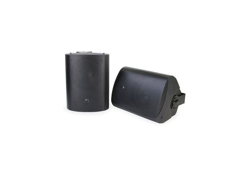 SB-AW-6-BLK All-Weather 6.5 inch Surface Mount Outdoor Speakers (Pair) - Black by SunBriteTV