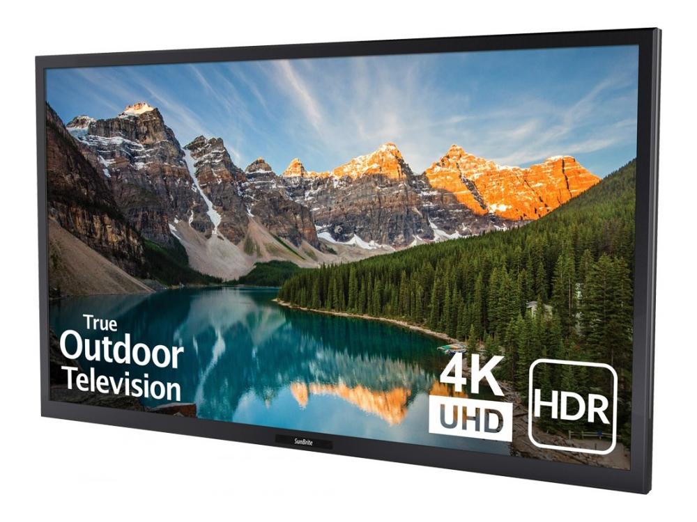 SB-V-43-4KHDR-BL 43in 4K UltraHD Veranda Outdoor LED HDR TV/Full Shade/2160p by SunBriteTV