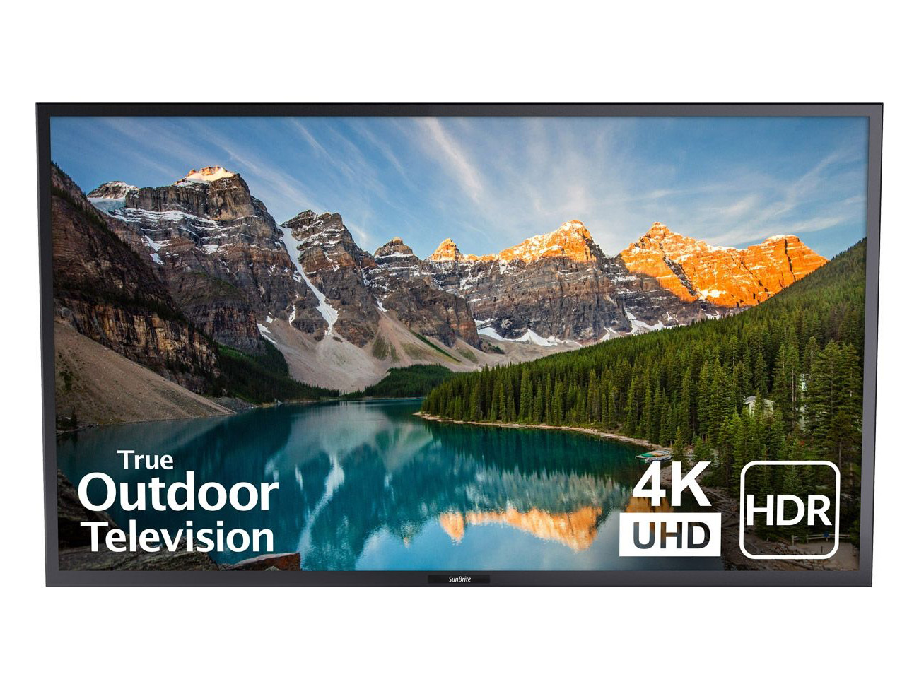 SB-V-55-4KHDR-BL 55in 4K UltraHD (2160p) HDR Veranda Outdoor LED TV/Full Shade by SunBriteTV