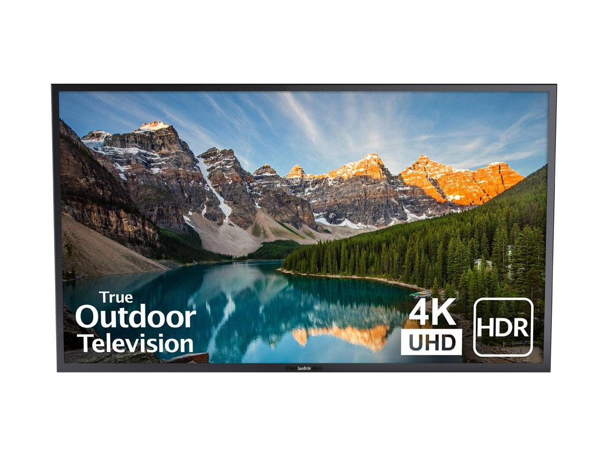 SB-V-65-4KHDR-BL 65in 4K UltraHD (2160p) HDR Veranda Outdoor LED TV/Full Shade by SunBriteTV