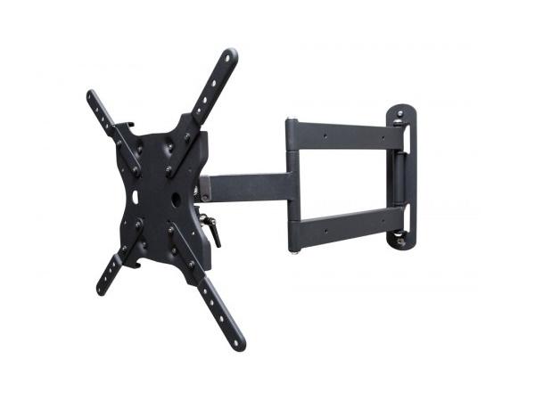 SB-WM-ART1-M-BL Dual Arm Articulating Outdoor Weatherproof Mount for 42-65 inch TV Screens and Displays by SunBriteTV