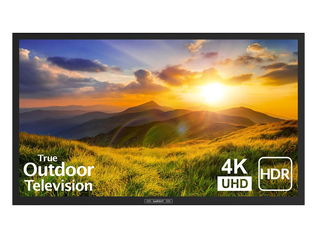 SB-S2-65-4K-BL 65in Signature 2 Series 4K Ultra HDR Partial Sun Outdoor TV/Black by SunBriteTV