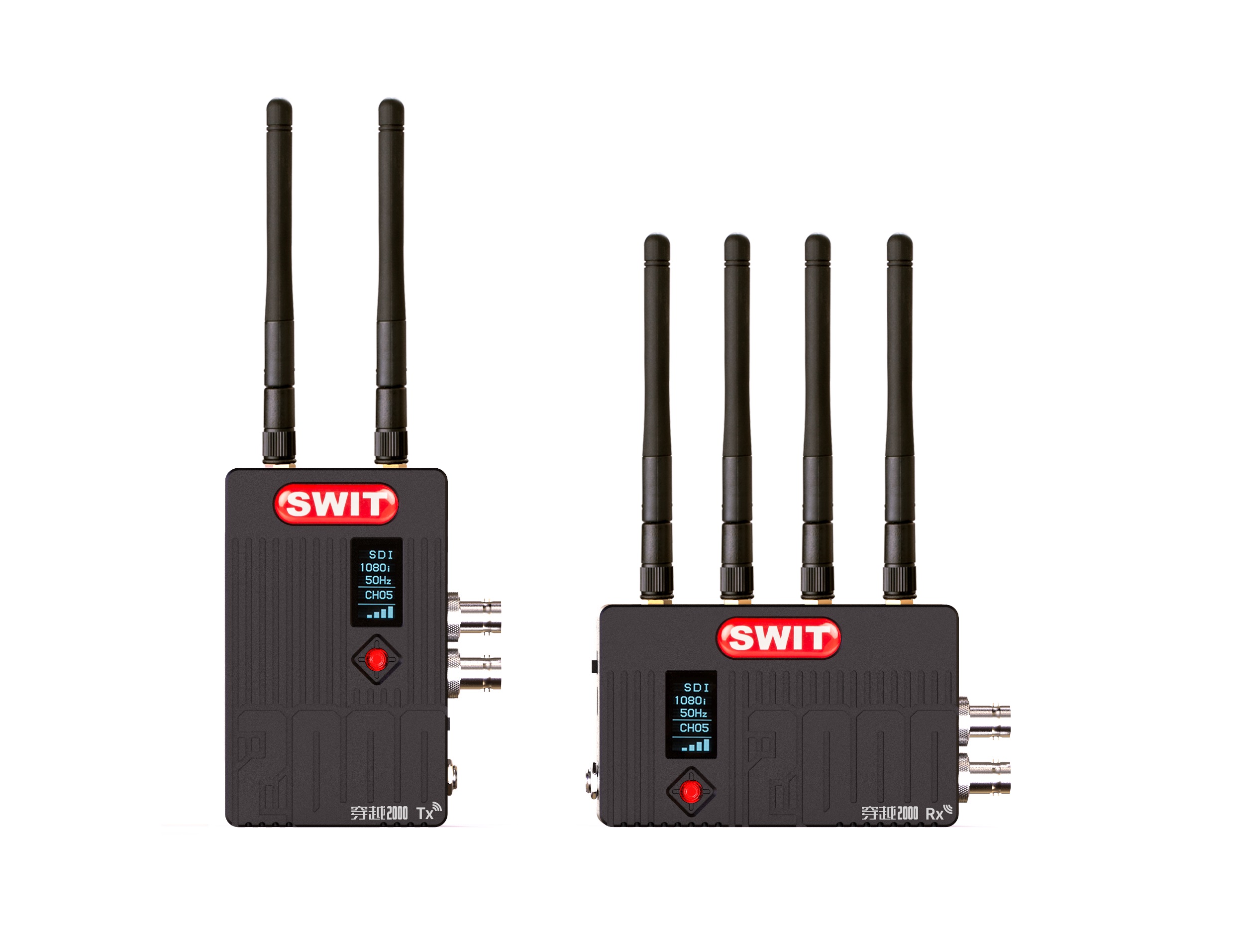 FLOW2000 SDI/HDMI 2000ft/600m Wireless Extender (Transmitter/Receiver) System by SWIT