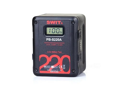 PB-S220A 220Wh Multi-sockets Square Digital Battery Pack/Gold-mount by SWIT