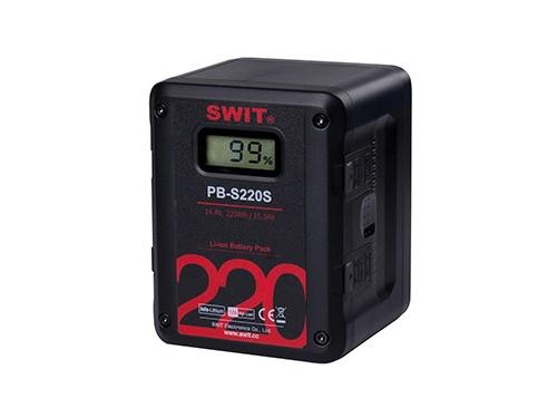 PB-S220S 220Wh Multi-sockets Square Digital Battery Pack/V-mount by SWIT