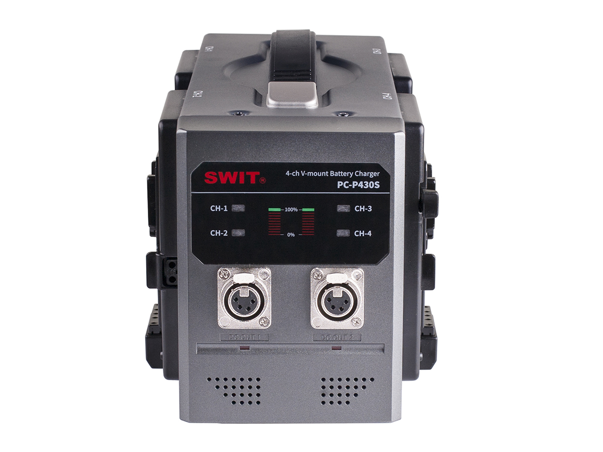 PC-P430S 4-ch V-Mount Battery Simultaneous Quick Charger by SWIT