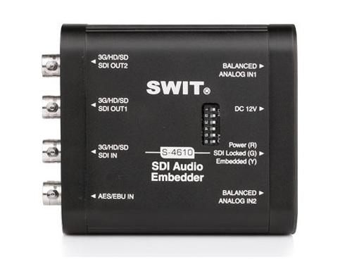 S-4610 3G-SDI Audio Embedder by SWIT