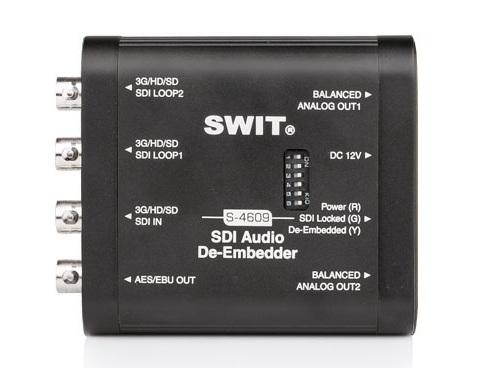 S-4609 3G-SDI Audio De-Embedder by SWIT