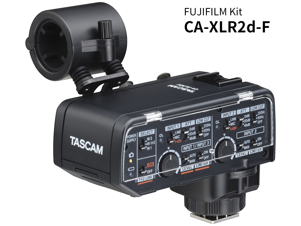TASCAM CA-XLR2D-F XLR Mic Adapter / 2 XLR Inputs / Digital Audio