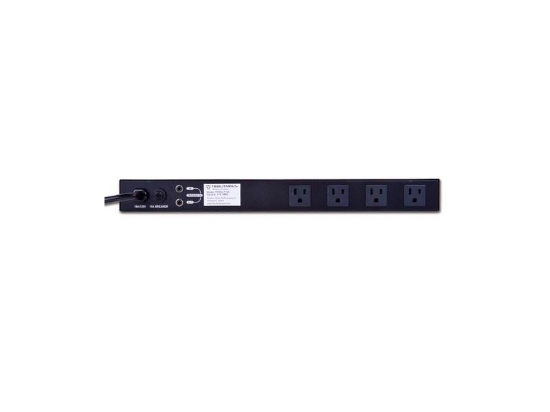 PWRC-T10X 10 outlet 120V Power Bar/1U rack height by Tributaries