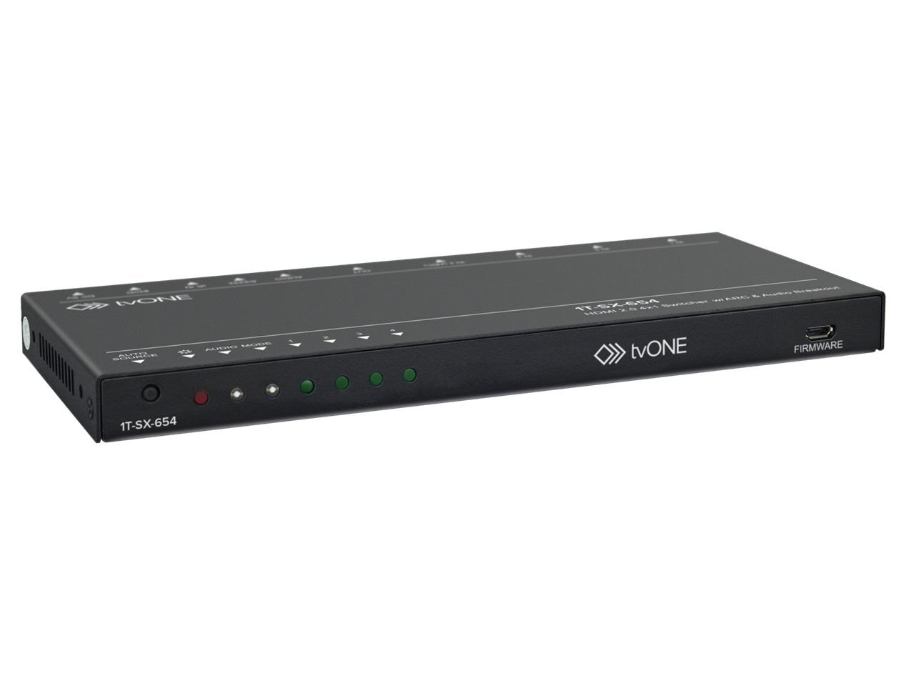 1T-SX-654 4x1 4K60 HDMI 2.0 Switcher with HDCP 2.2 by TV One