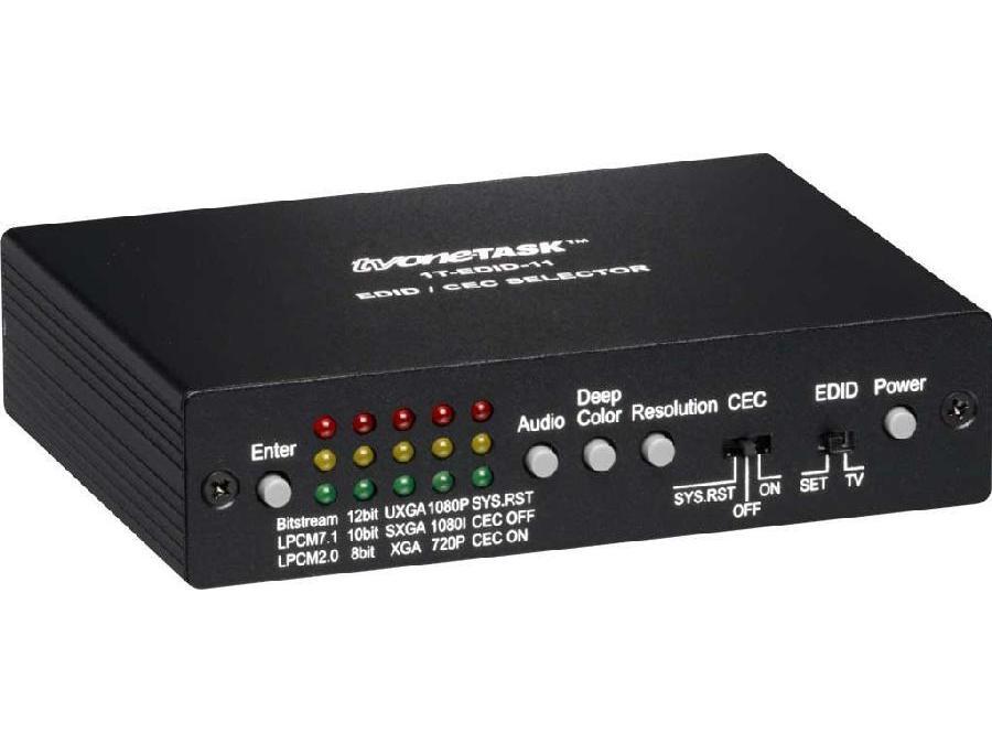 1T-EDID-11 HDMI v1.3 and DVI 1.0 EDID/CEC Selector by TV One