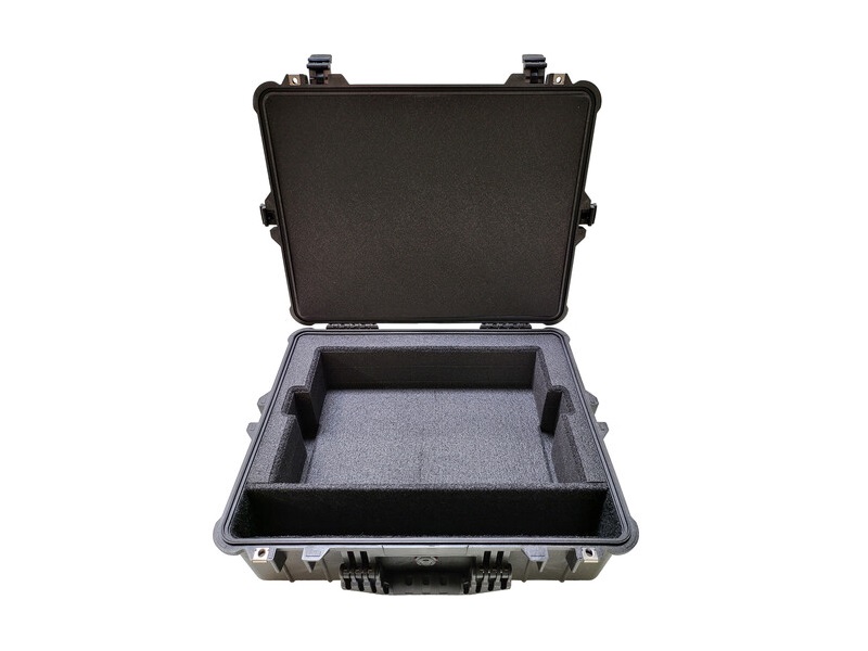 CC-P17 Pelican 1600 Case with Custom Insert for LVM-171A/XVM-177A/LUM-171G Monitors (Black) by TVlogic