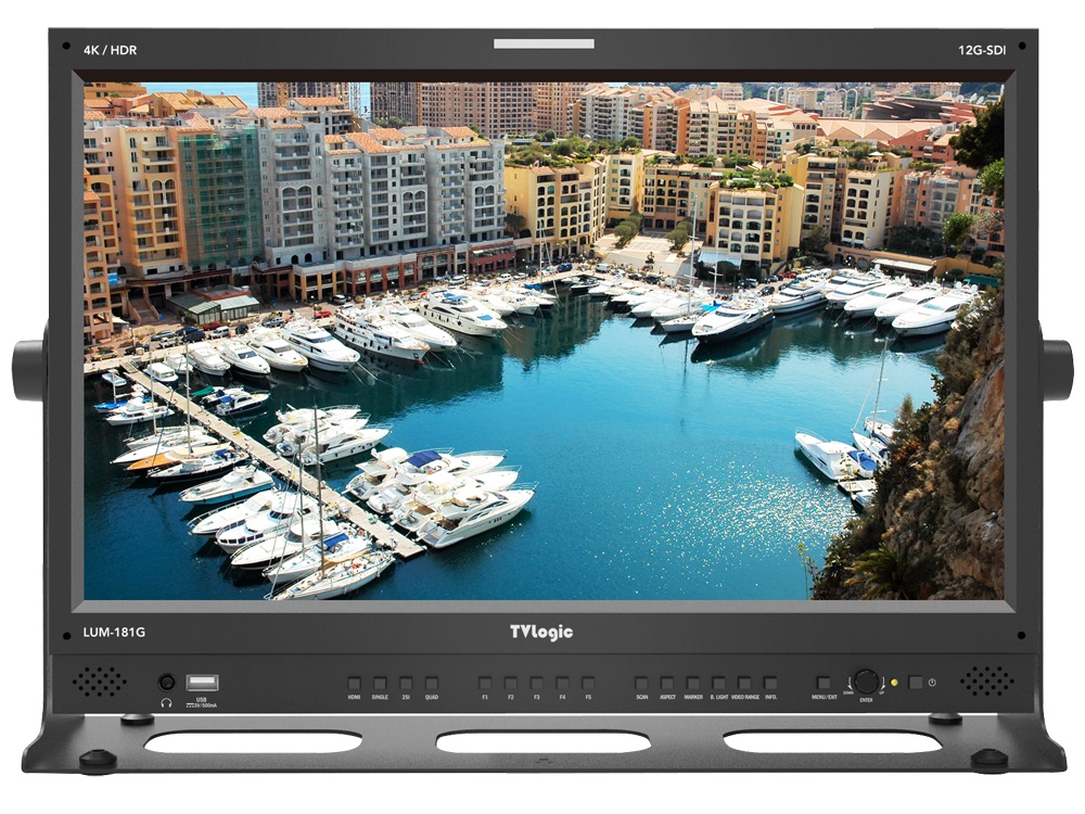 LUM-181G 18 inch 12G-SDI Input Full HD Monitor by TVlogic