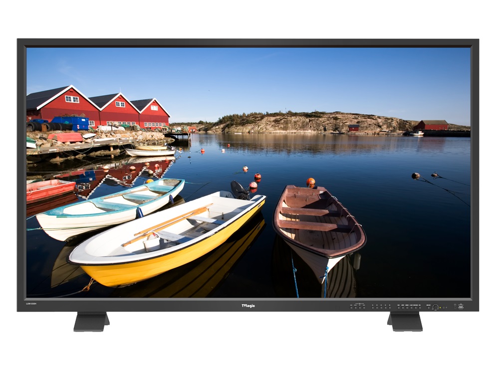 LUM-550H 55 inch 4K/UHD HDR Emulation High Brightness Monitor by TVlogic