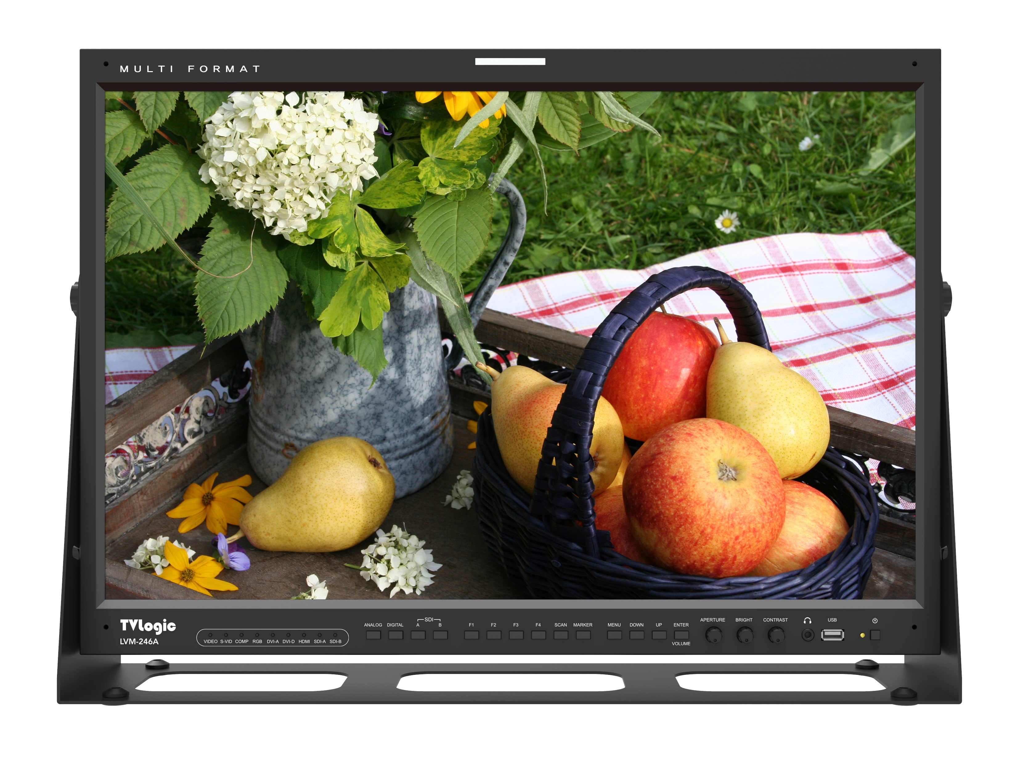 LVM-246A 24 inch 3G-SDI Professional LCD Monitor by TVlogic