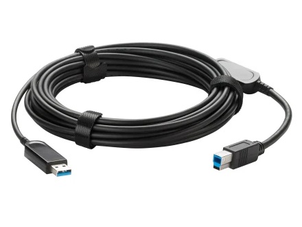 440-1015-008 USB 3.2 Gen 2 Type B to Type A Active Optical Cable Plenum by Vaddio