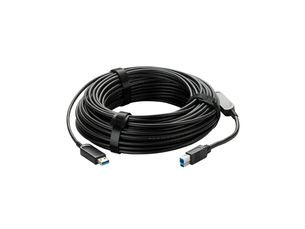 440-1005-067 USB 3.0 Active Optical Cable Type B to Type A - Plenum Rated - 30m/98.4ft by Vaddio