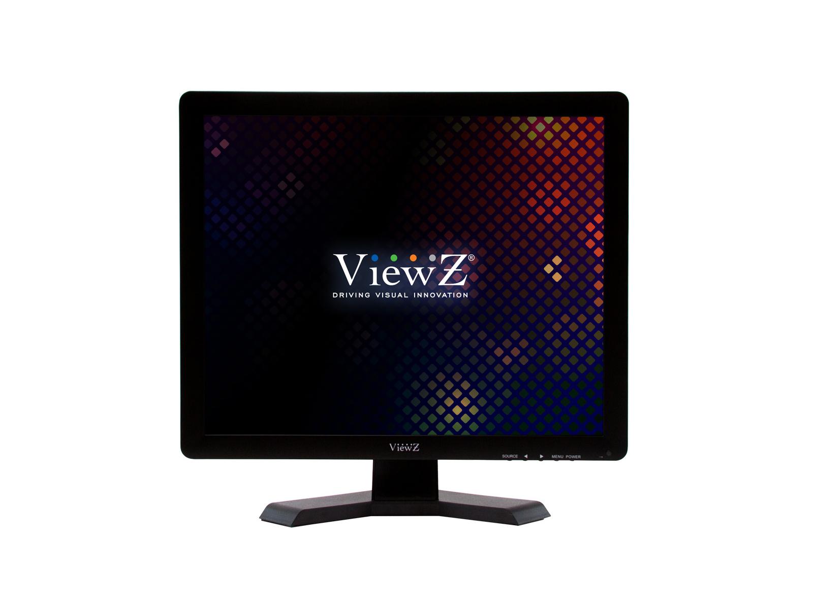 VZ-19RTN 19 inch 1280x1024 HDMI/VGA Professional LED CCTV Monitor by ViewZ