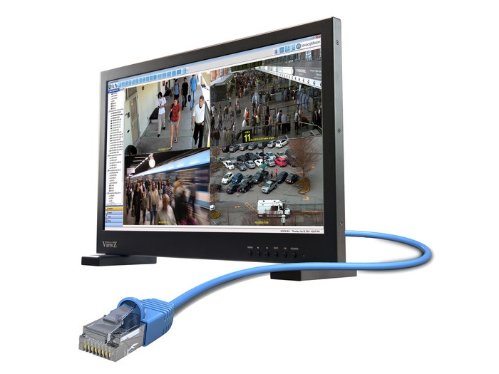 VZ-215D2IP-L 22 inch IP Call Up 1080p HD LED Monitor Onvif Profile-S (Black) by ViewZ