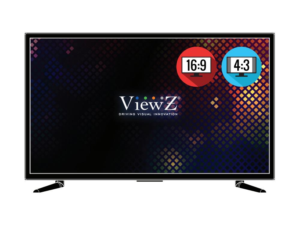 VZ-32CMP 32 inch Full HD 1080p HDMI/VGA/PC Professional LED CCTV Monitor by ViewZ