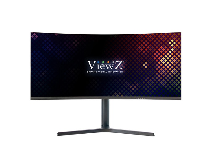 VZ-34CGM 34 inch LED-Backlit Curved Surveillance Monitor by ViewZ