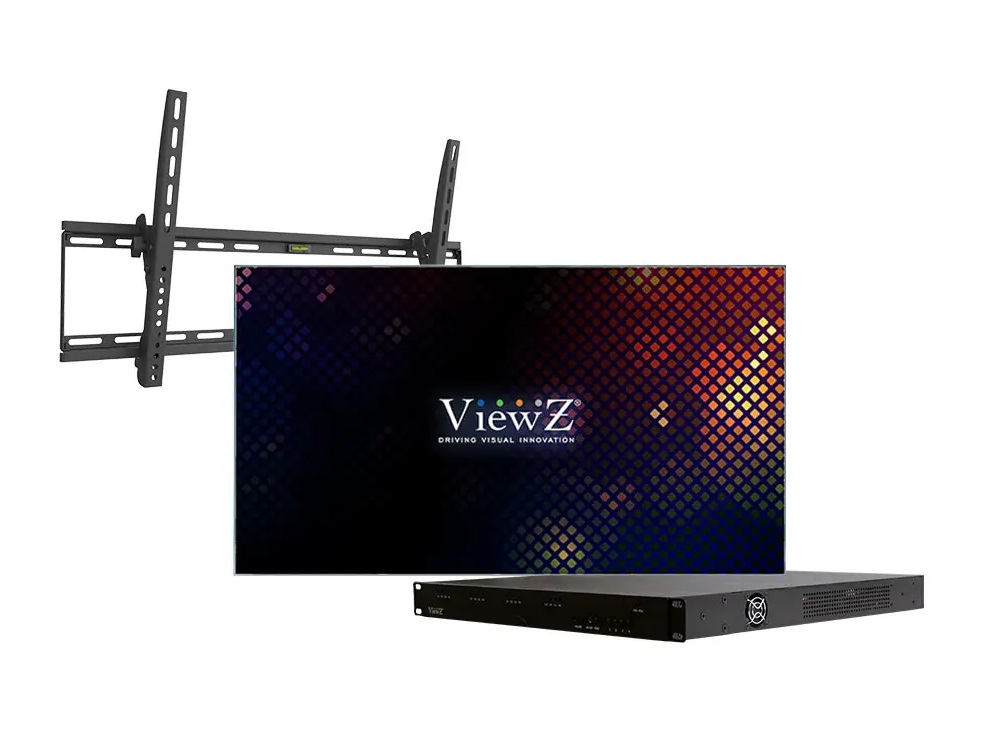 VZ-55UNBS2x2/8 55 inch Video Wall 2x2 / 8-Inputs Multi-Viewer Configuration by ViewZ