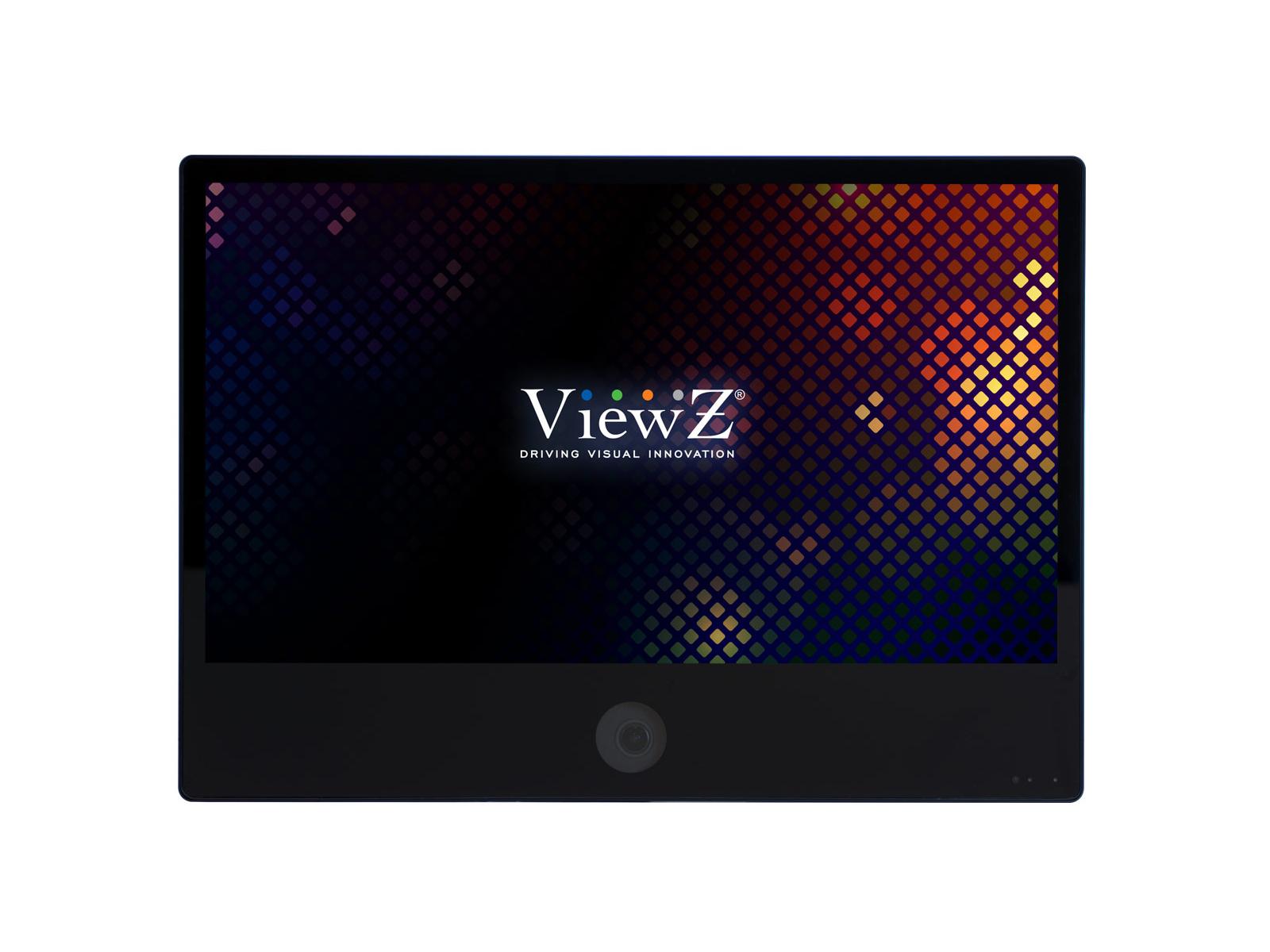 VZ-PVM-I3B3N 27 inch 1920x1080 IP Based Public View Monitor with 2MP Camera/Black by ViewZ