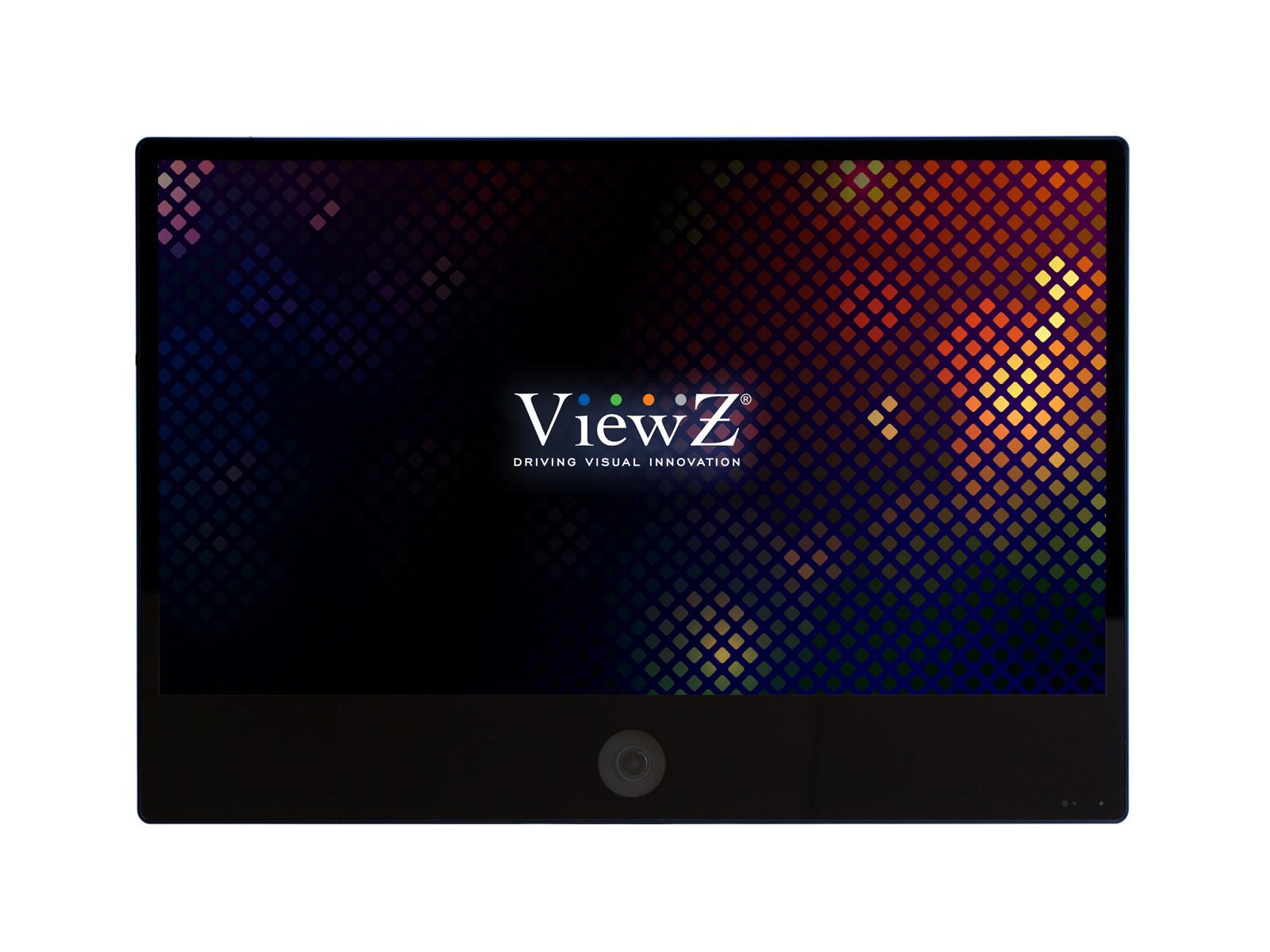 VZ-PVM-I4B3N 32 inch 1920x1080 IP Based Public View Monitor with 2MP Camera/Black by ViewZ
