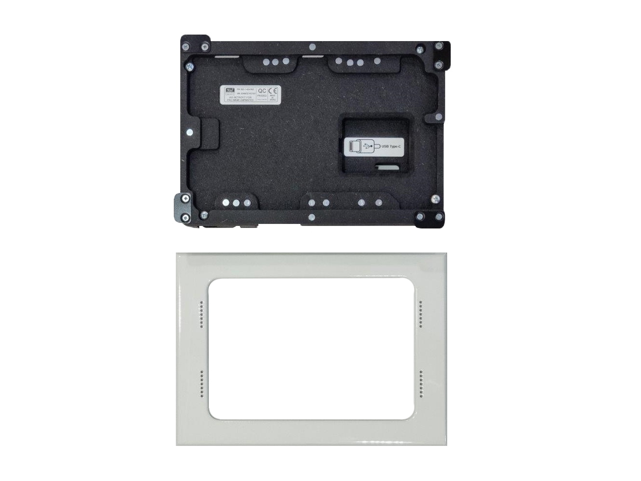 002-1-424-WH Retrofit Mount for Ipad Mini 6 - White by Wall-Smart