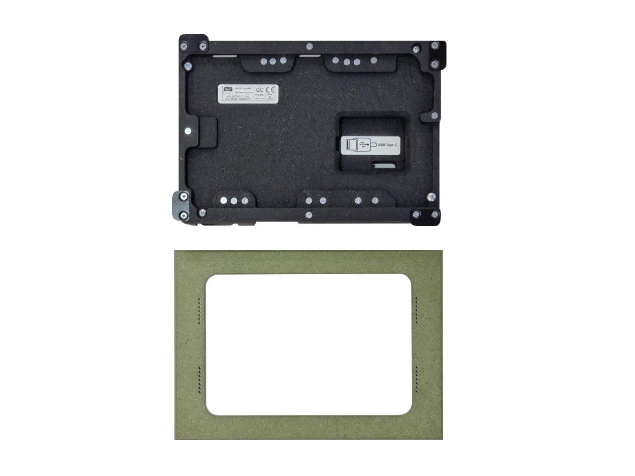 002-1-424-WO Retrofit Mount for Ipad Mini 6 - Unpainted by Wall-Smart