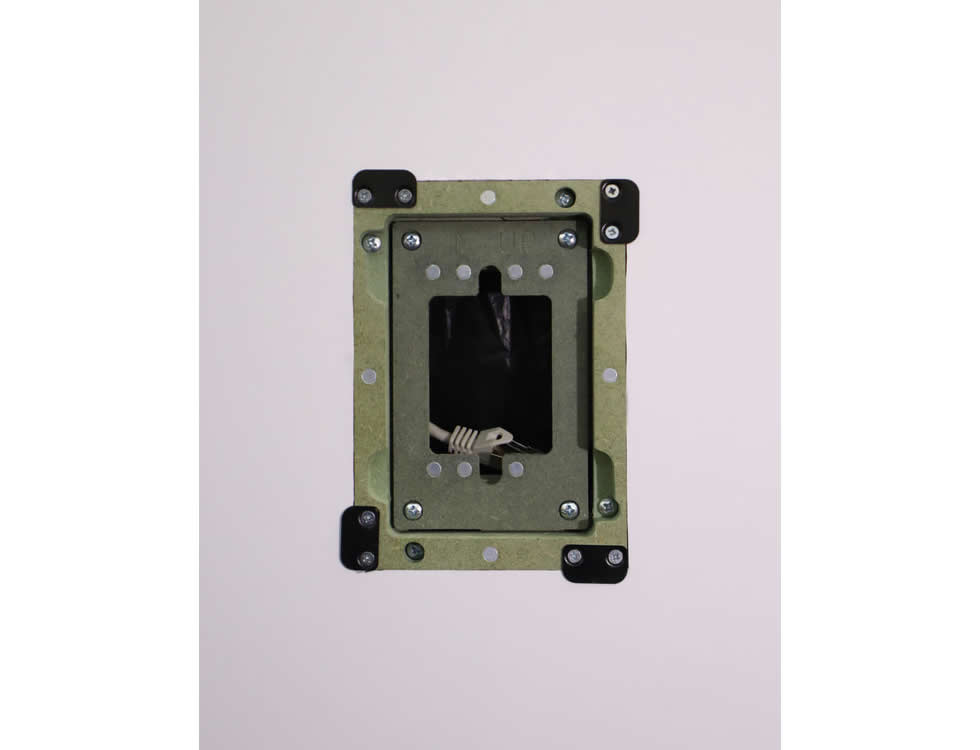 Wall-Smart 027-1RA13-WH Nearly Flush Retrofit Bezel 5in White