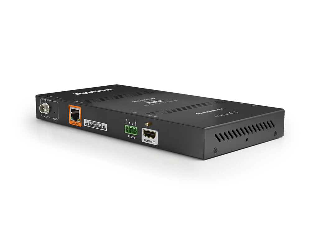 NHD-400-E-RX NetworkHD 400 Series 4K HDR AV over IP JPEG 2000 PoE Decoder by WyreStorm