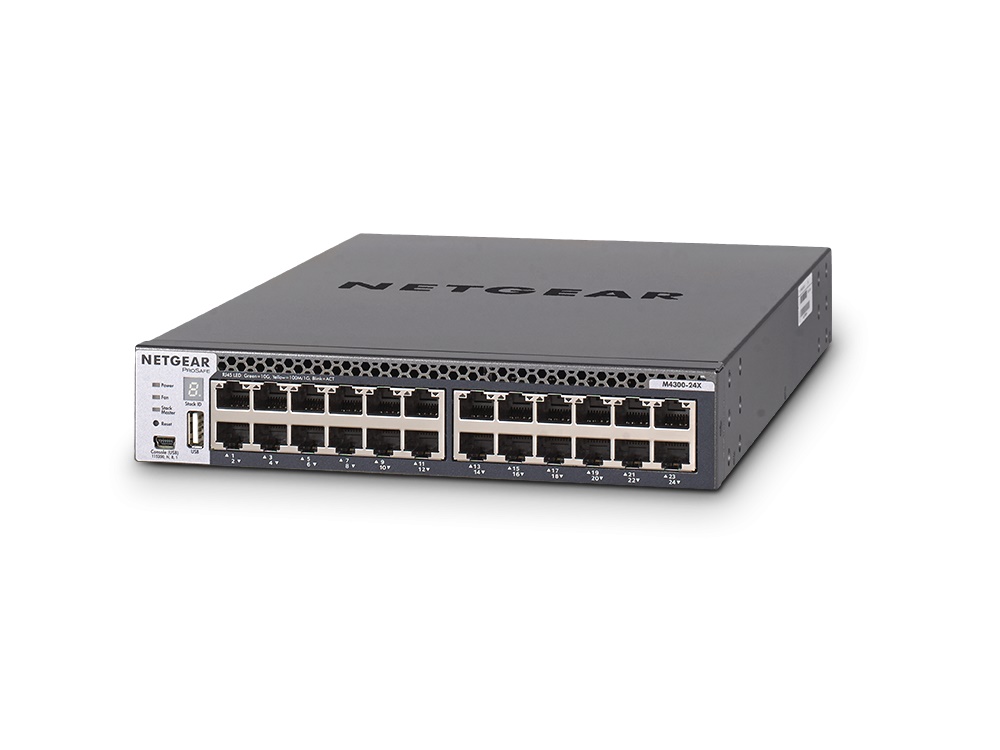 M4300-24X SDVoE Certified 24 Port 10G Managed Switch for NetworkHD 600 Series by WyreStorm