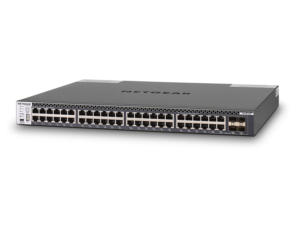 M4300-48X SDVoE Certified 48 Port 10G Managed Switch for NetworkHD 600 Series by WyreStorm