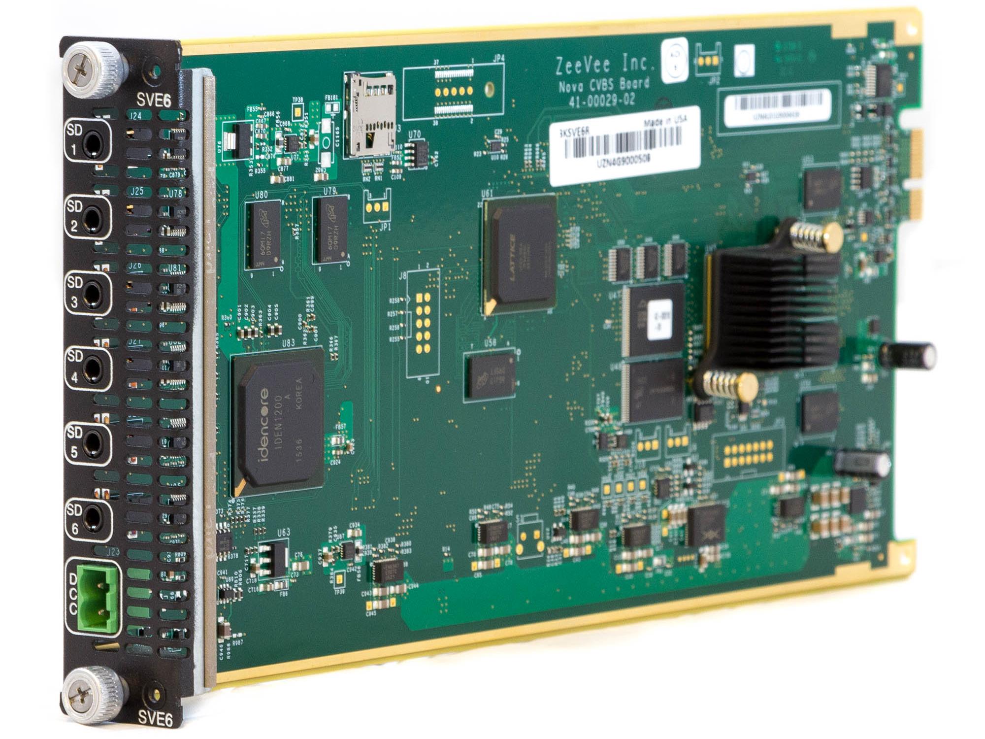 3KSVE6R Composite Media Module Blade SD video encoder/modulator for HDbridge3000 by ZeeVee