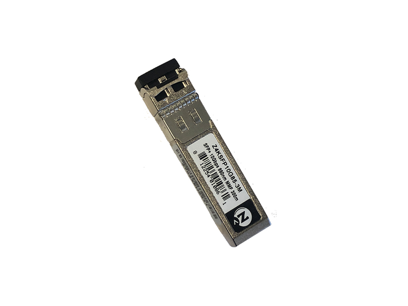 Z4KSFP10G85-3M ZyPer4K Fiber Optic Transceiver/SFPplus/10Gbps/850nm/MMF/300m by ZeeVee