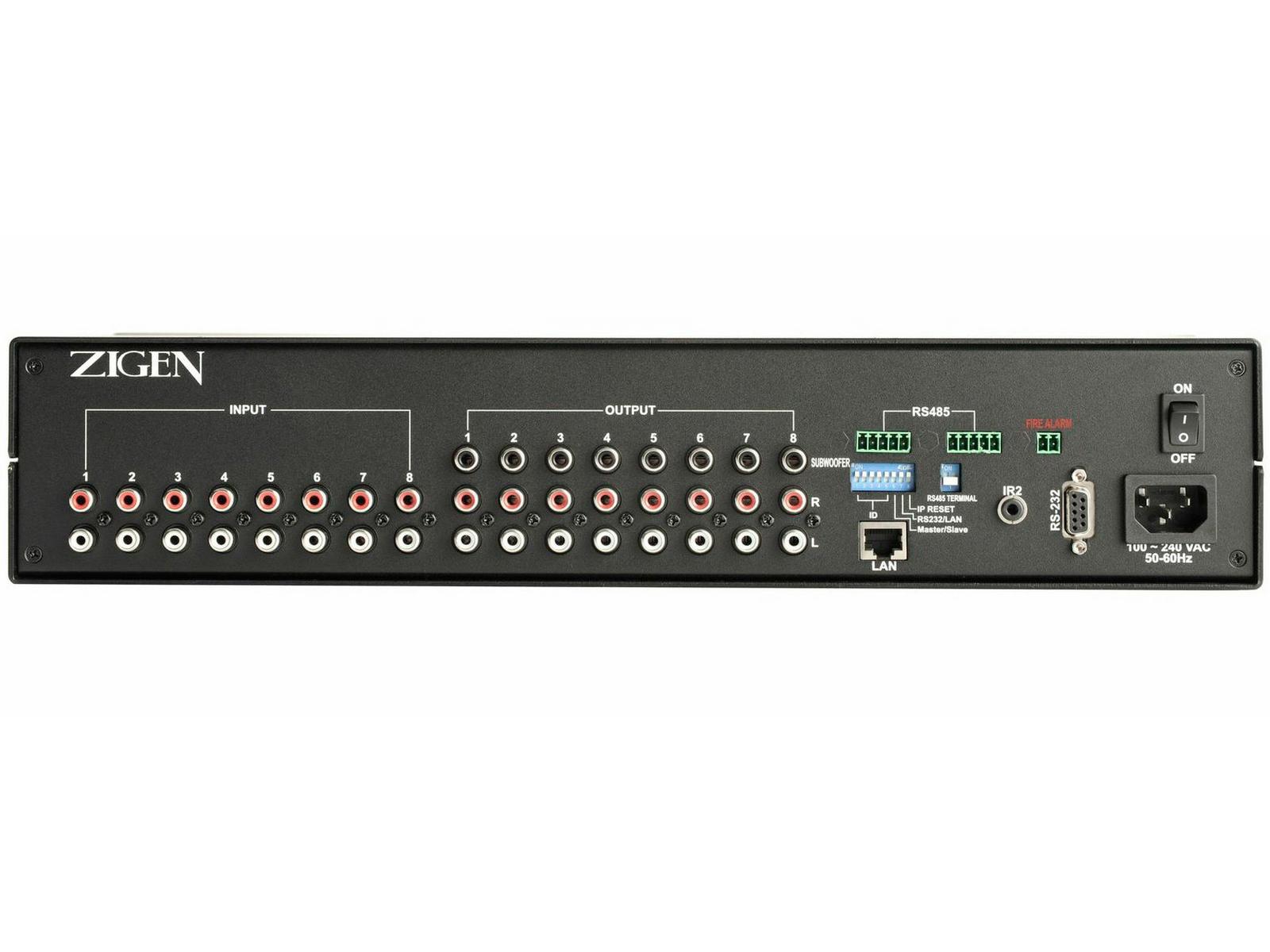 AX-88 8X8 Audio matrix switcher by Zigen