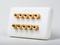 AT80100 HIGH-QUALITY WALL PLATE FOR 5 SPEAKERS by Atlona