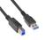 CBL-DCD13088-BULK 10ft DCD13088 SuperSpeed USB 3.0 Type A (M) to USB 3.0 B (M) Cable (Black) by BZB