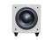 FLSUB-8W 8 inch Floor Subwoofer/White/25Hz-200kHz by Current Audio