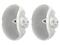 EVID4.2TW EVID Series 70V 2-Way Speaker (White/Pair) by Electro-Voice