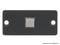 RC-10TB(B) Wall Plate Insert - 1 Button Contact Closure Switch/Black by Kramer