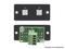 RC-20TB(B) Wall Plate Insert - 2-Button Contact Closure Switch - Black by Kramer