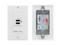 2 Port USB Charger 5V DC Active Wall Plate/Black