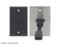 WP-H1M(W) HDMI (F) to HDMI (F) Wall Plate/White by Kramer