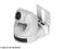 535-2000-205 Thin Profile Wall Mount Bracket for Sony EVI-D70 (White) by Vaddio